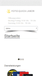 Mobile Screenshot of fotoquicklabor.de